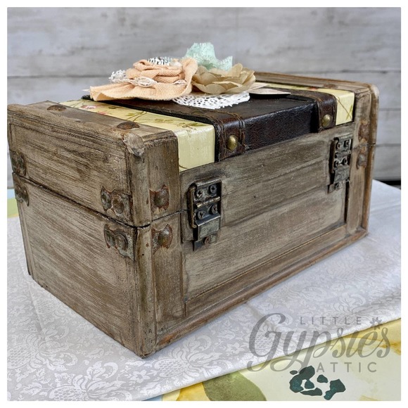 Shabby Chic Victorian Hand-crafted Box - Picture 7 of 12